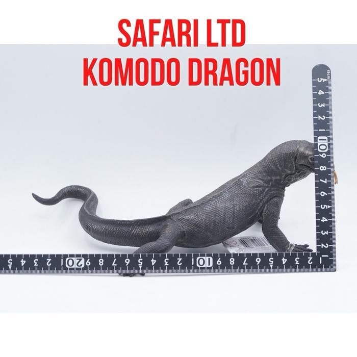 Grafi - Safari Ltd Komodo Dragon Biawak Komodo Varanus Komodoensis Mainan Binatang Miniature Hewan