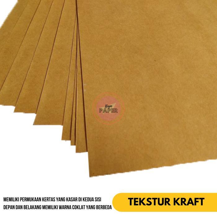 Samson Kraft 275 gsm PLANO Per Lembar / Kertas Samson Kraft Liner