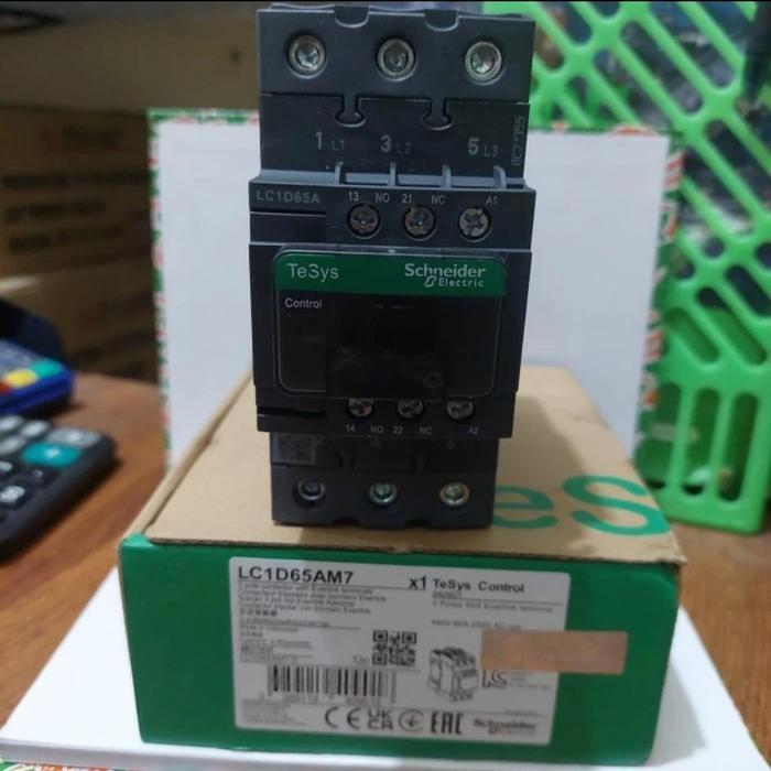 LC1D 40 AM7 LC1D 50 AM7 LC1D 65AM7 KONTAKTOR LC1D BODY SLIM 3P COIL AC LC1D40AM7 60A /LC1D50AM7
