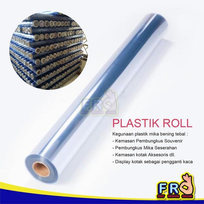 Plastik Bening/Plastik Mika Roll/Bening/Grosir/Termurah/Plastik