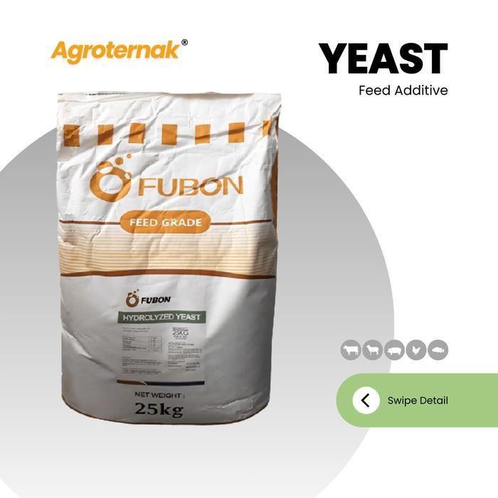 YEAST POWDER Probiotic Ragi Saccharomyces Aditif Pakan Hewan Ternak