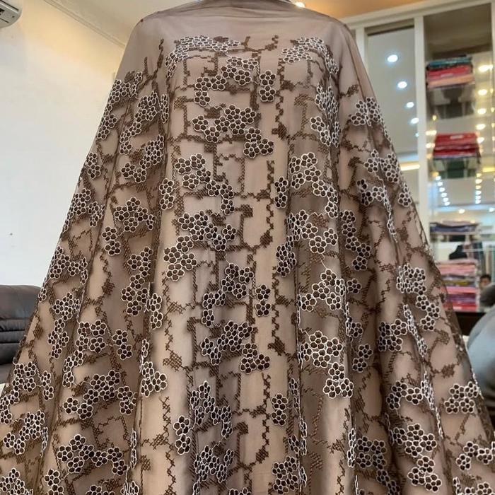 Brokat Tulle Bordir Bunga 77 by Qonita Textile