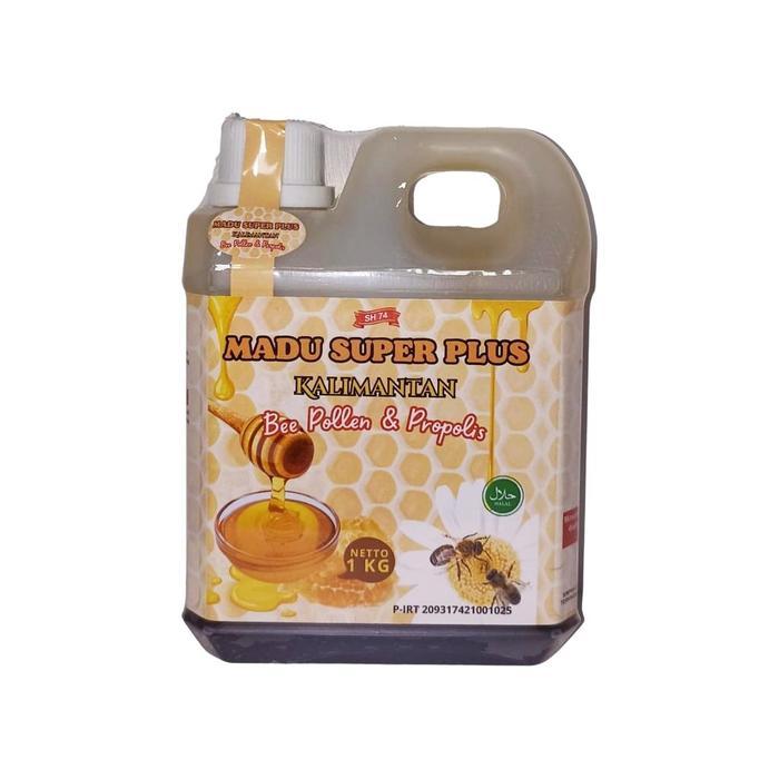 NEW MADU SUPER KALIMANTAN 1 KG PLUS BEE POLLEN Honey