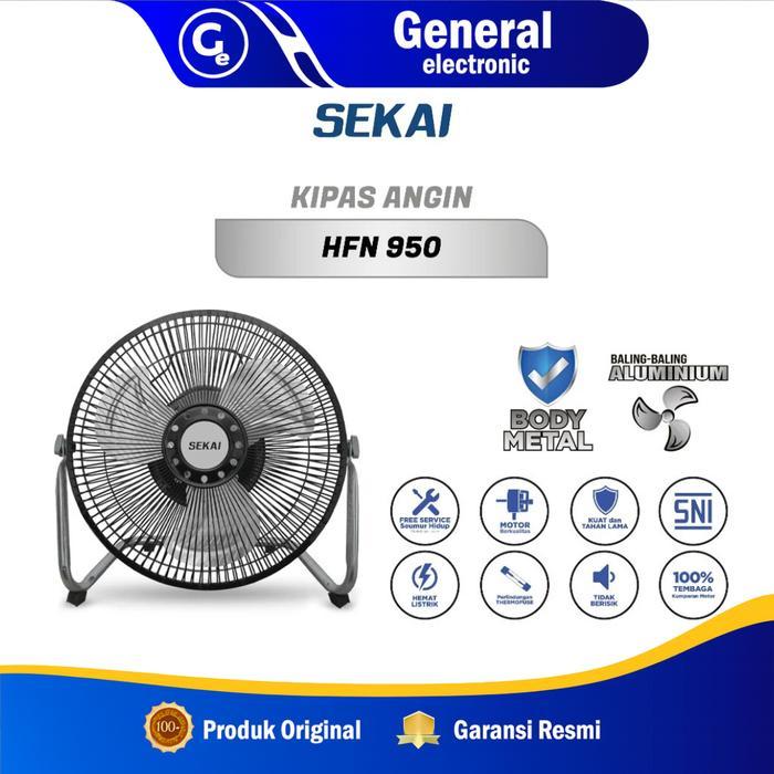 Baru Sekai Kipas Angin Meja Tornado Hfn 650 / Hfn 950 / Hfn 1050 / Hfn 1253 / Hfn 1453 / Hfn 1653