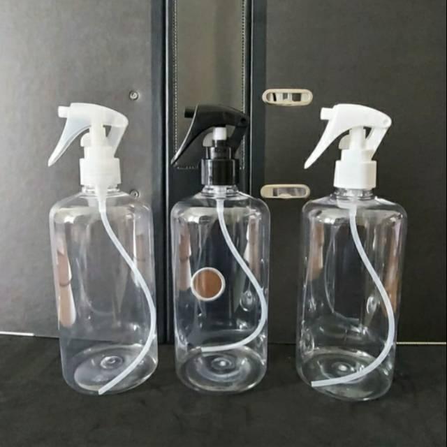 BOTOL 500ML CLEAR TUTUP TRIGGER BURUNG / BOTOL SPRAY TRIGGER 500ML