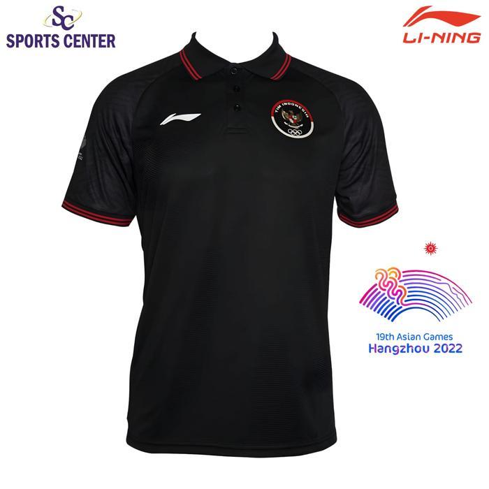 Jersey Polo Lining Kaos Polo Tim Indonesia Asian Games Hangzhou Bahan DryFit Menyerap Keringat - XXS