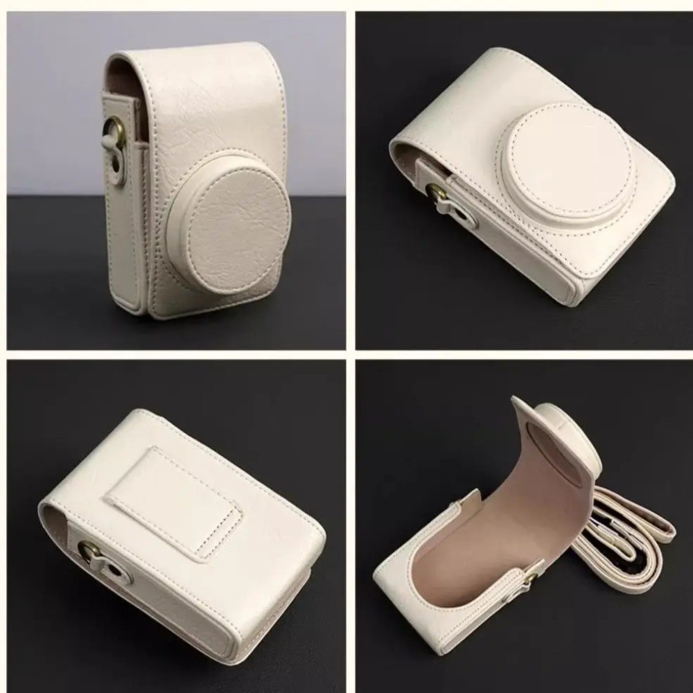 For Canon SX740 HS Case, PU Leather Camera Bag Case For Canon Powershot SX740HS SX740 SX730 SX730HS