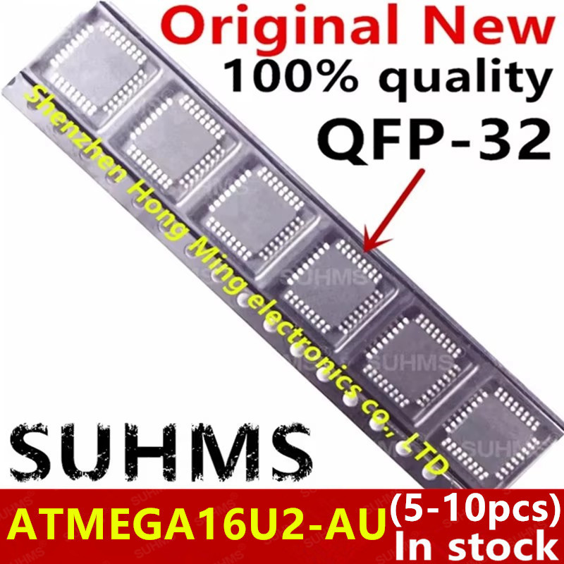 5-10piece)100% New ATMEGA16U2-AU ATMEGA16U2 AU MEGA16U2-AU MEGA16U2 AU QFP-32 Chipset