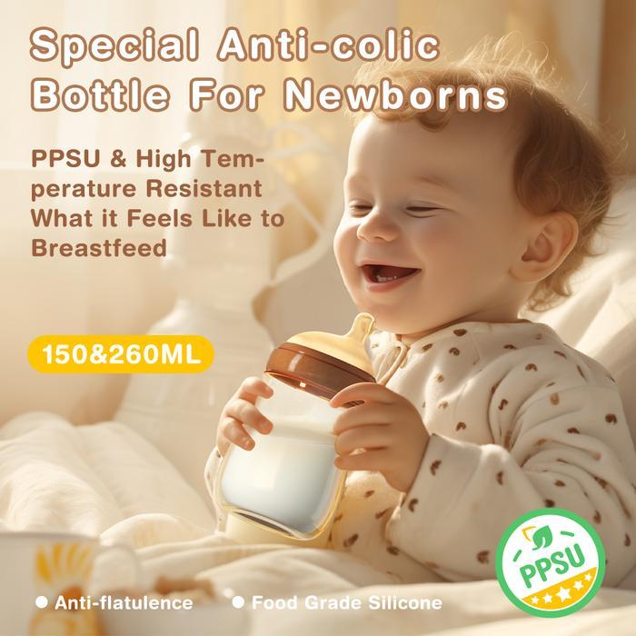Avinie Dot Bayi Botol Susu Ppsu Anti Kolik Botol Wide Neck Newborn Bpa Free Avpp15&26 Diskon