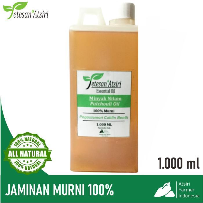 1 liter minyak atsiri nilam minyak nilam murni patchouli oil 100% Promo 15%