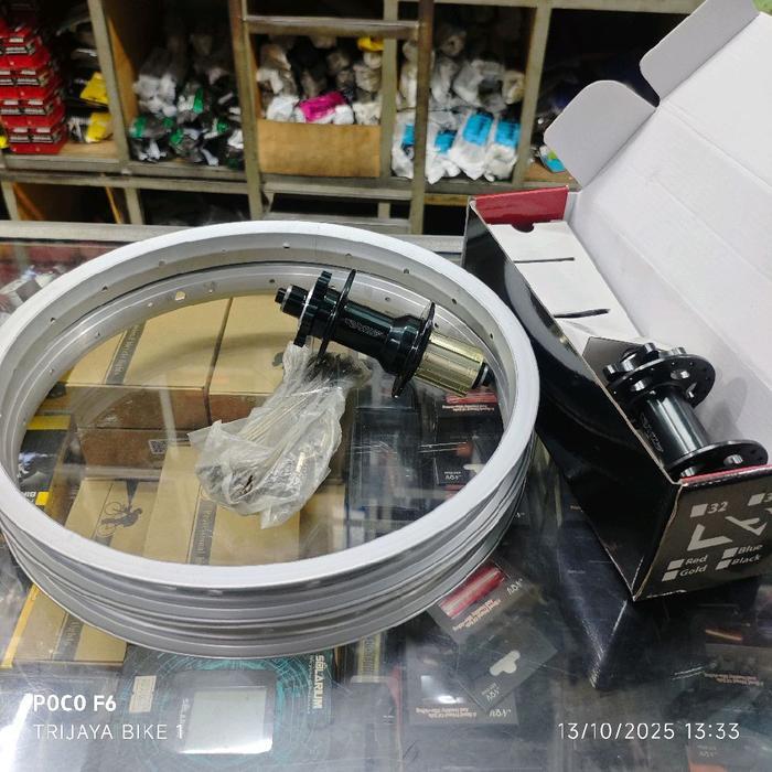 Wheelset 16 Murni 305 Araya Hub Raze Bearing Disc Brake Spoke Stainless Anti Karat Set Depan Dan