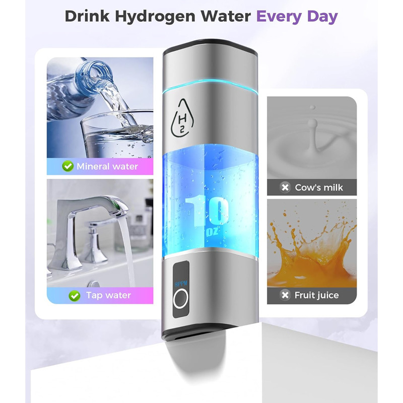 High Concentration Hydrogen Water Bottle 8000ppb Hydrogen Rich Hydrogen Rich Water Generator PEM
