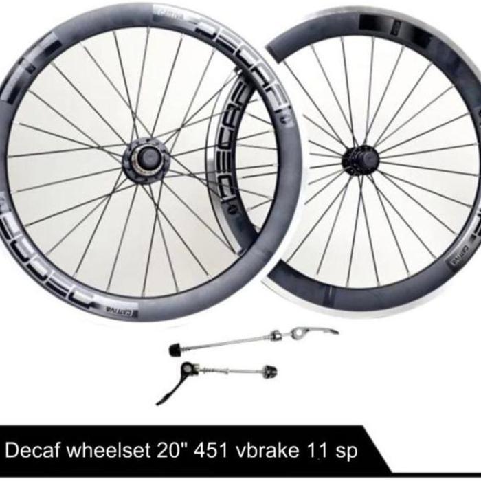 TERBARU wheelset java decaf 20" 451 Vbrake