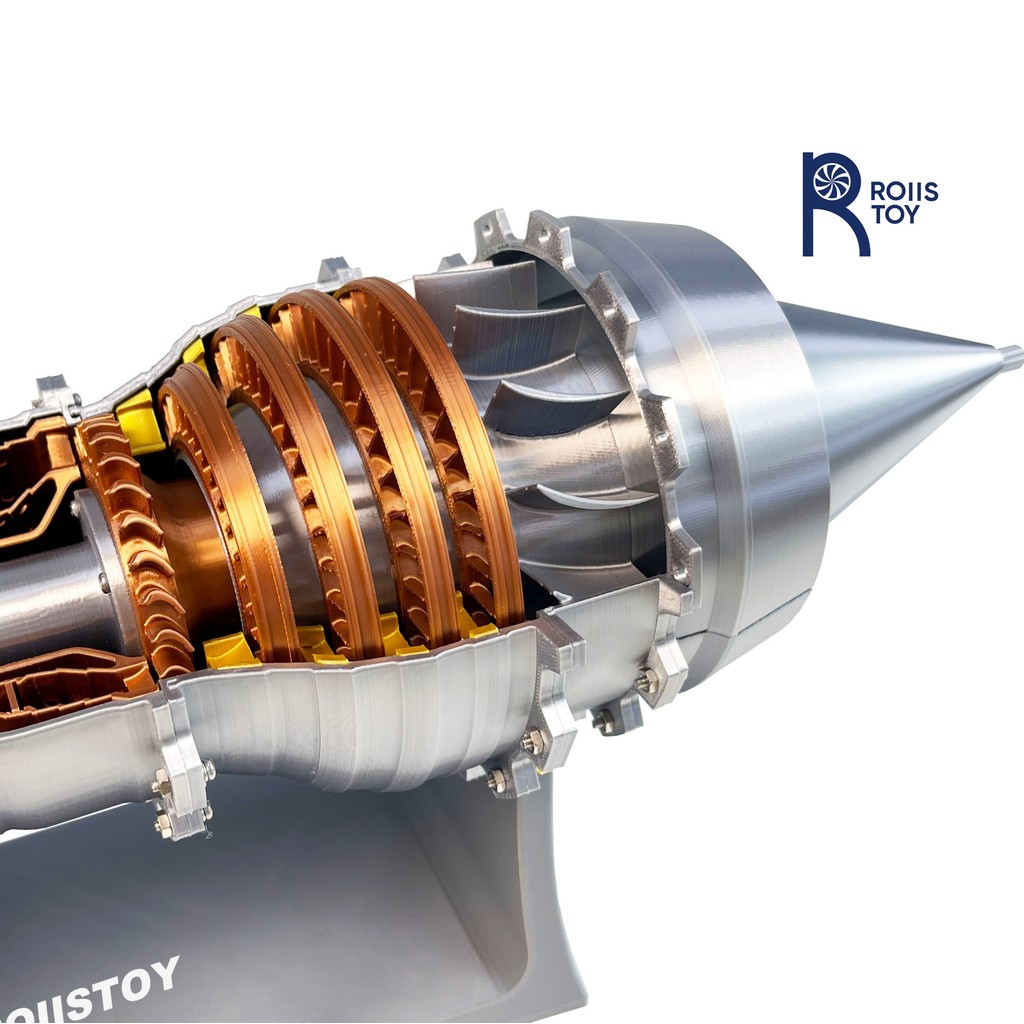 Super large turbine engine model Engine model kit Assembling toy
