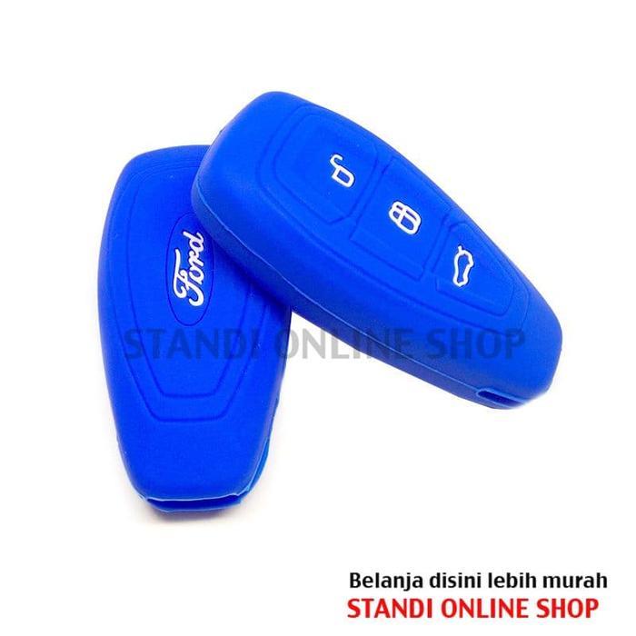 TOP" KONDOM KUNCI REMOTE SILIKON COVER SMART KEY FORD ECOSPORT FIESTA FOCUS