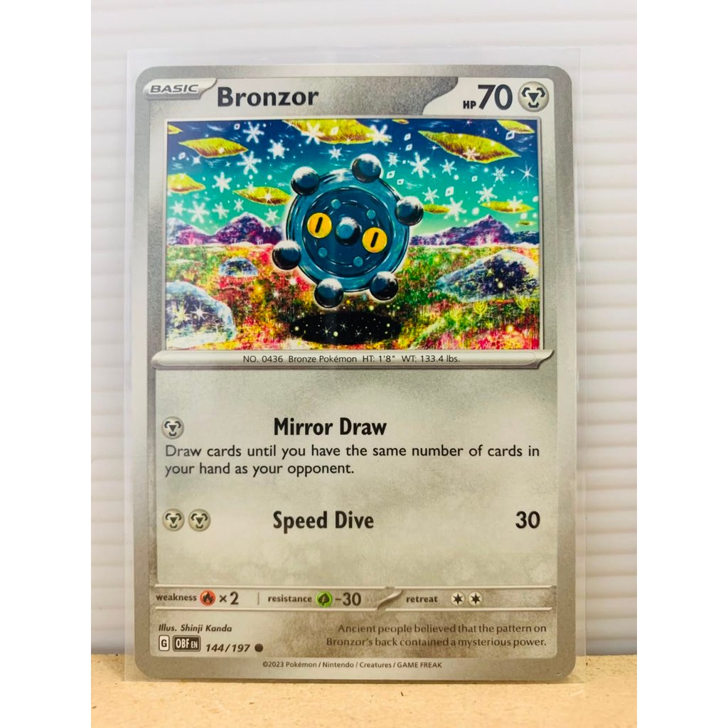 Bronzor #144 Pokemon Obsidian Flames