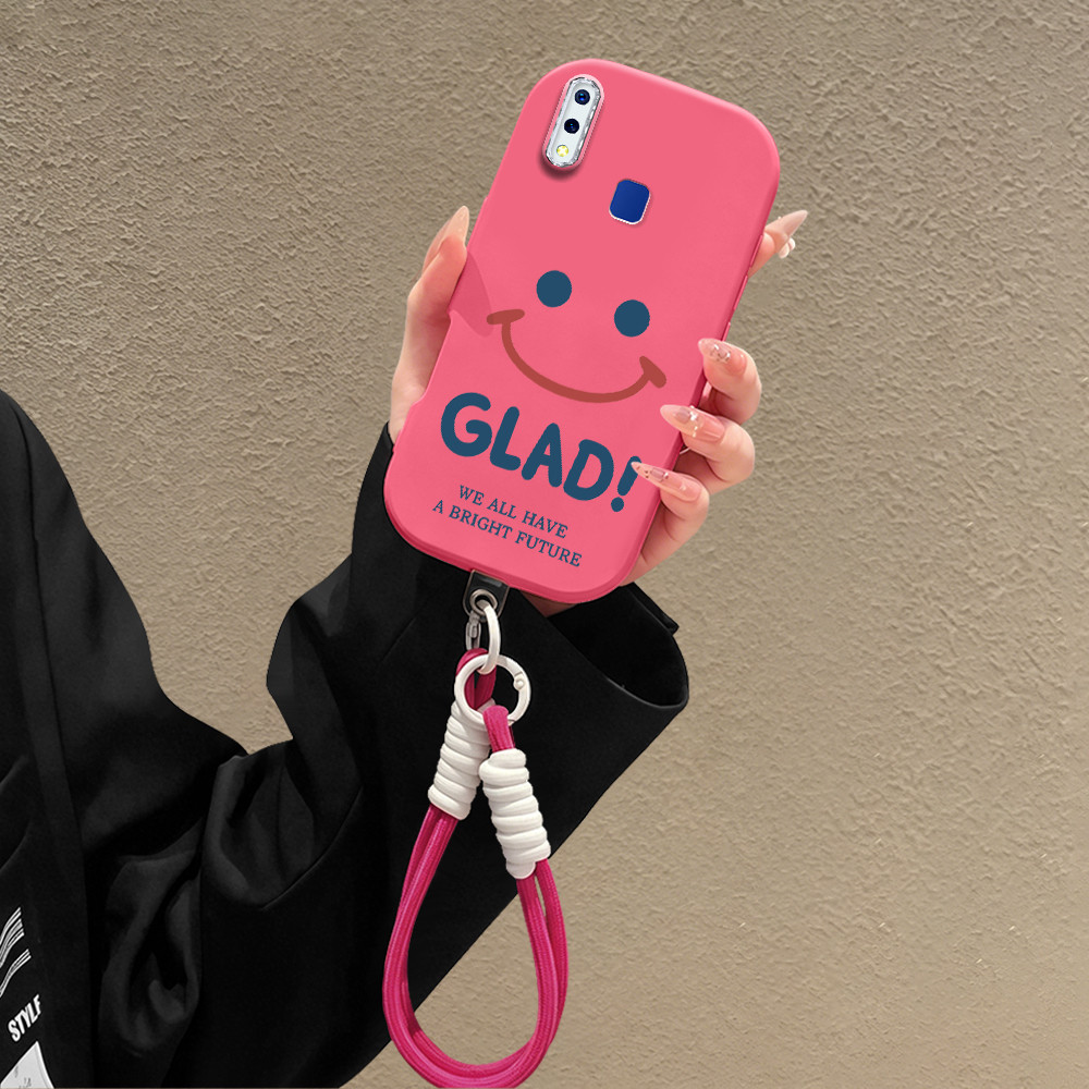 Casing HP Softcase Tali Gantungan Lanyard VIVO Y91 Y91i Y95 Y93 Korean Style Cute Lucu PDD-5023