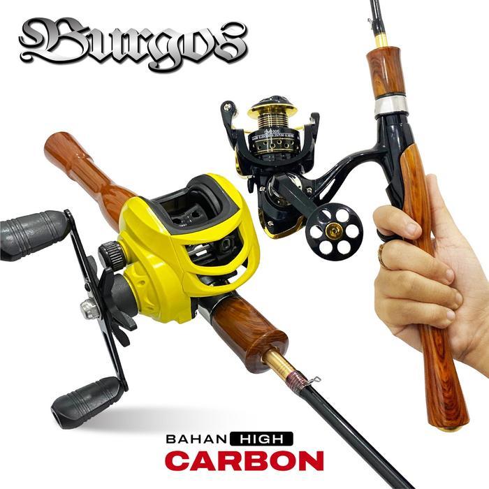 Terlaris 1 Set Paket Joran Pancing Lure Spinning Power Action Ultralight Fishing Reel Pancing
