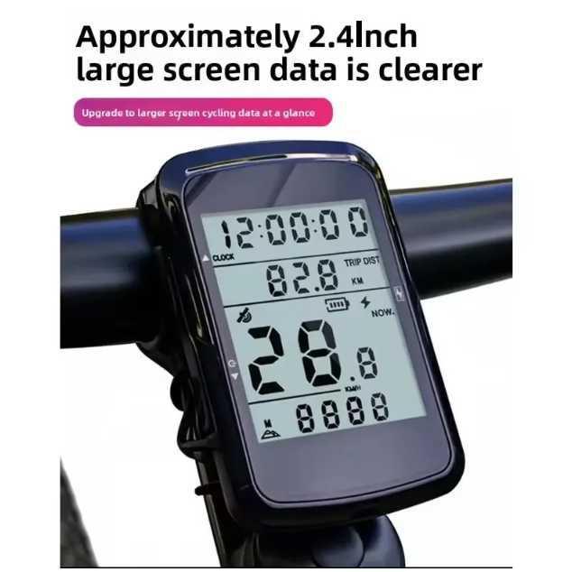 Ready Speedometer Sepeda Wireless Bicycle GPS Bike Rechargeable - BK-5208