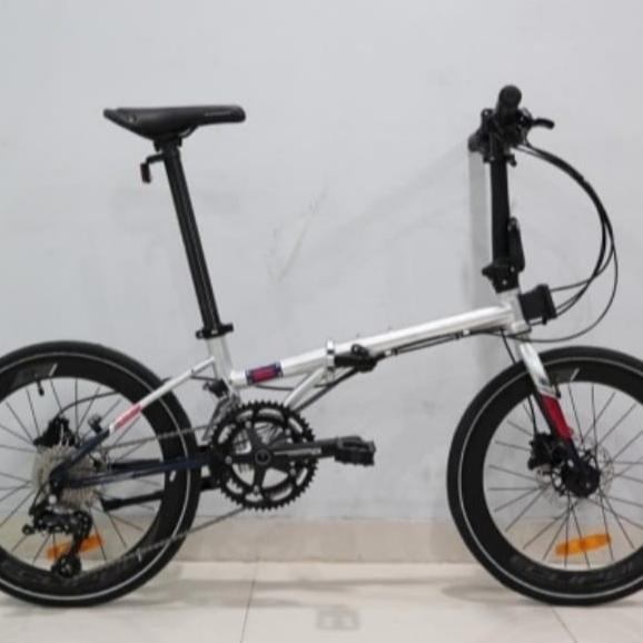 Sepeda Lipat ELEMENT NICKS 451 20Sp 20inch - Silver Blue