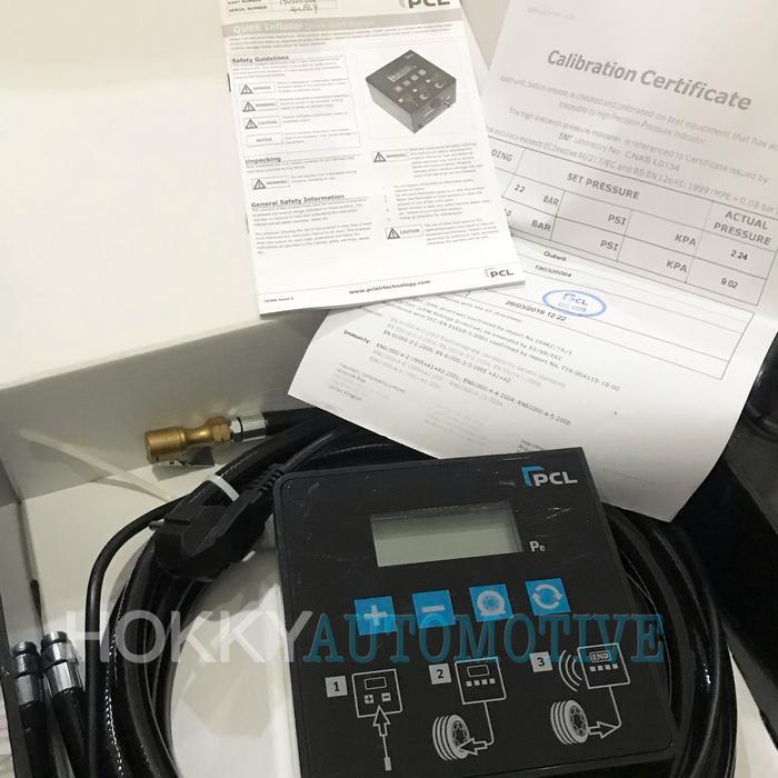 PCL QUBE Digital Tyre Inflator / alat pengisi ban mobil truk akurat merk pcl qube