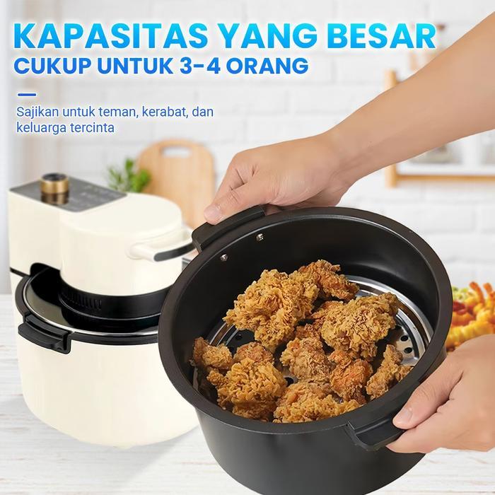 Promo Finito Air Fryer Penggorengan Tanpa Minyak Kapasitas 4Liter Daya 700Watt Original