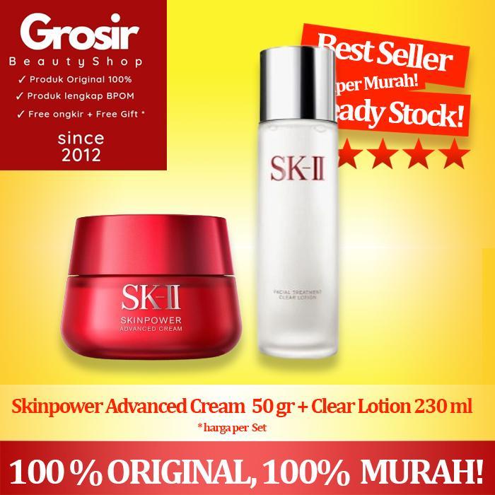 SK-II/SK2/SKII/SK II RNA POWER CREAM 50 GR+CLEAR LOTION 230 ML