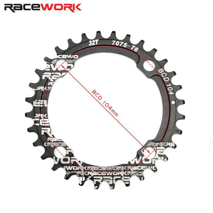 Chainring Chain ring Crank BCD 104 RACEWORK 32T 34T 36T no Litepro raz