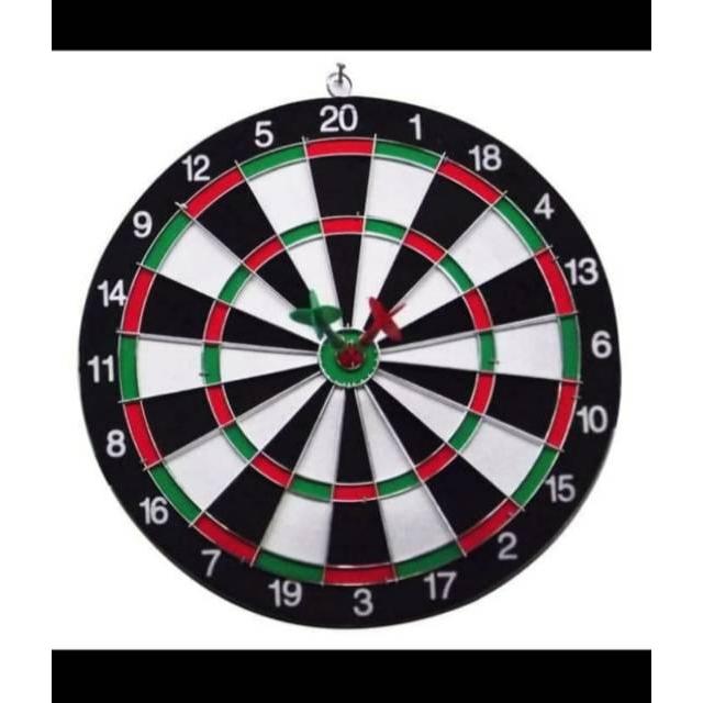 Dart Board 17" /papan dart board besar