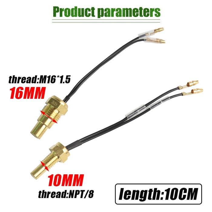 Premium Sensor Water Temperature Air Digital Indikator Suhu Mobil Truk Sensor Suhu Air Radiator
