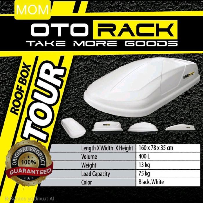 Otoproject Roof Box Pajero Sport - Roof Box Otorack + Cross Bar Premium Tour All New Pajero Sport Ca