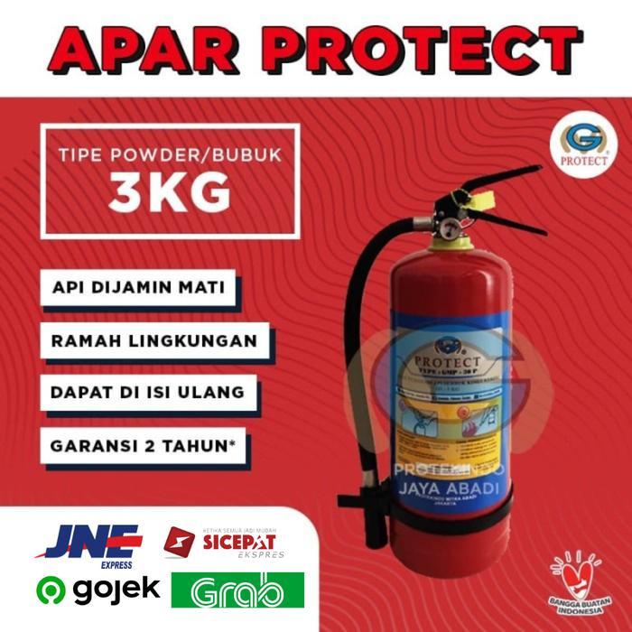 new APAR 3kg PROTECT / APAR Powder 3 kg / Alat Pemadam Api / Tabung APAR