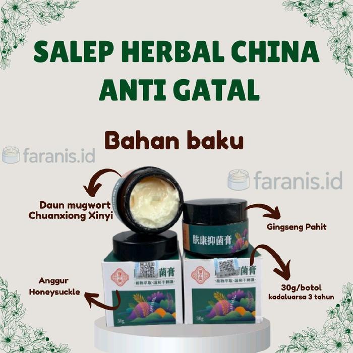 READY Salep Gatal Racikan Cap Fukang /Xianbaimukang Premium Kemasan Besar 30 Gr - Salep Khusus Gatal