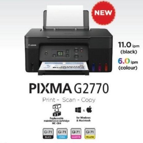 Printer Canon G2770 PSC bergaransi