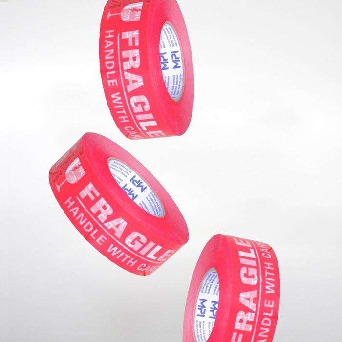 Littlebabby- Paket Lakban Bening Jumbo Mpi 45 Mm X 500 Yard + Lakban Fragile 48 Mm X 300 Yard -