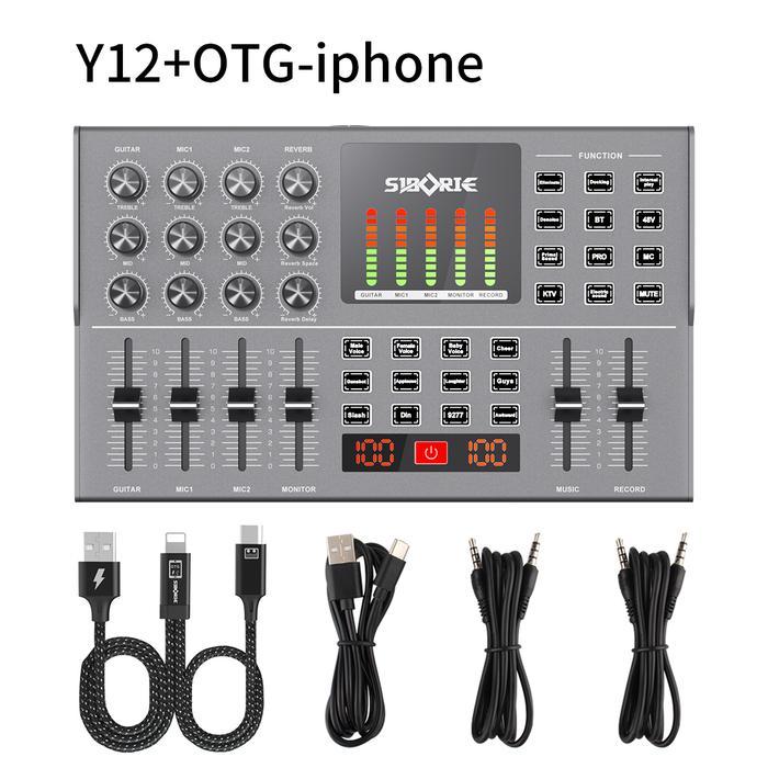 Miralestore- Siborie Otg Digital Live Soundcard Y12 Dilengkapi Dengan Kabel Otg [Kode 1Kode 2Kode