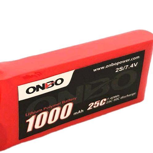 Lipo 2S 7.4V 1000Mah 25-50C Baterai Onbo Power