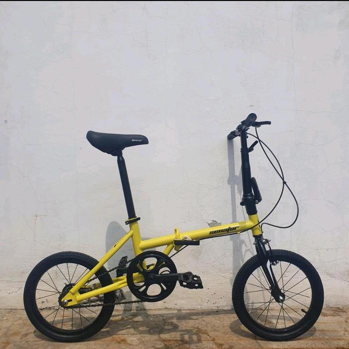 Sepeda lipat Senator 16inc - Kuning