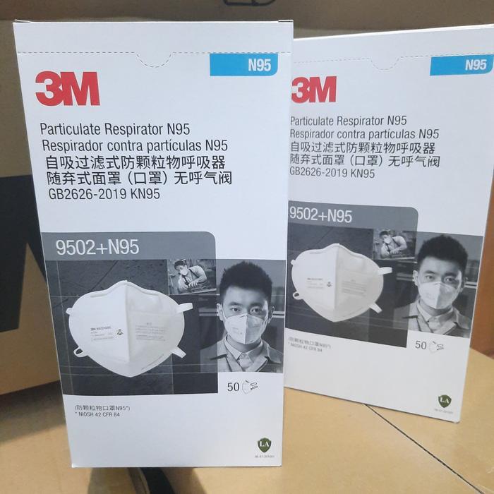 3M masker 9502+N95 @50 pcs