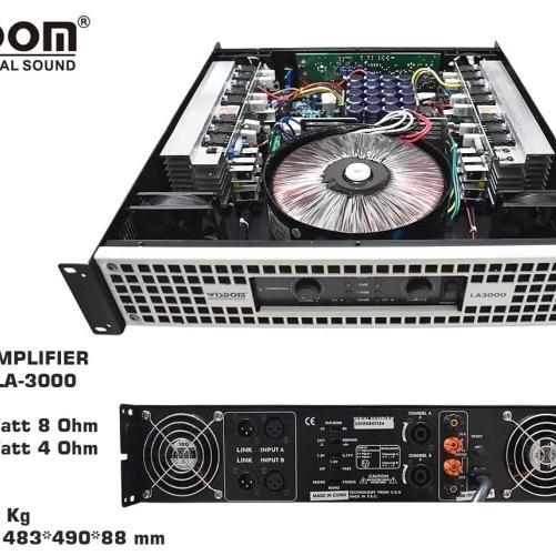 Power Ampli Wisdom La3000 / La-3000 / La 3000 Original #Gratisongkir