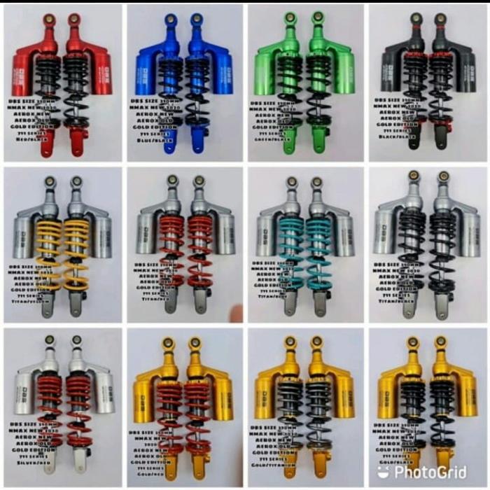 Shock Breaker Blk Dbs 711 Premium G-Series Cnc Yamaha Nmax Old Uk345Mm