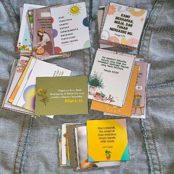 10 Pcs Ayat-ayat emas Alkitab/Rekomendasi Ayat emas Alkitab