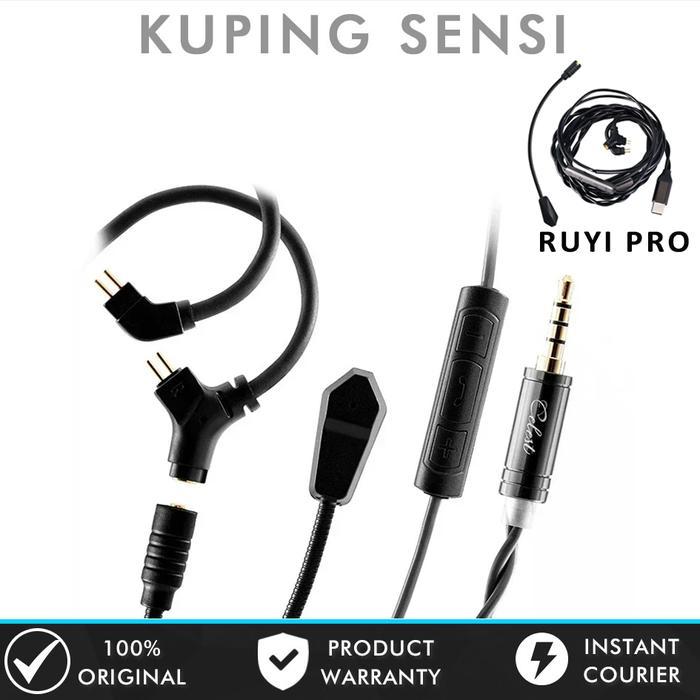Spesial Promo Kinera Celest Ruyi / Ruyi Pro Professional Earphone Upgrade Cable With Boom Mic