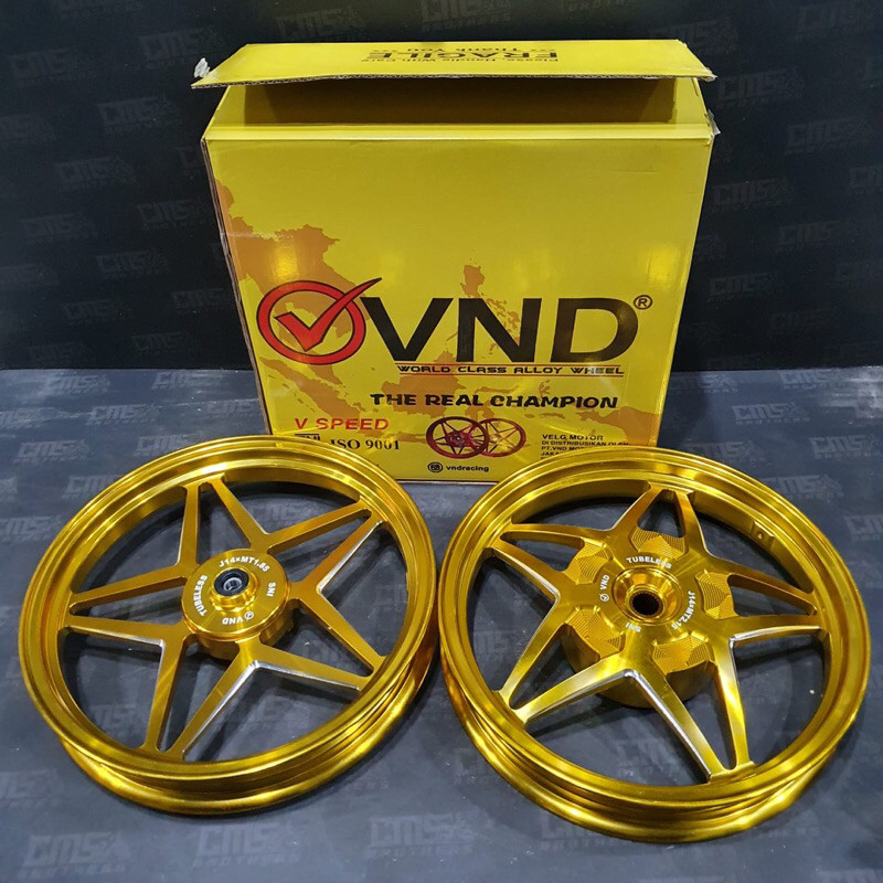 Velg Velek VND V Speed Model Bintang Honda Vario 110 Beat Scoopy Gold
