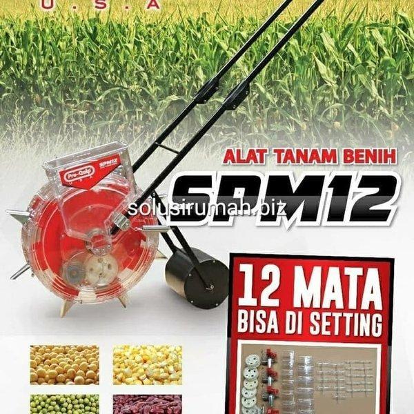 Alat Tanam Benih Mesin Manual Penanam Padi Jagung Pertanian Bibit