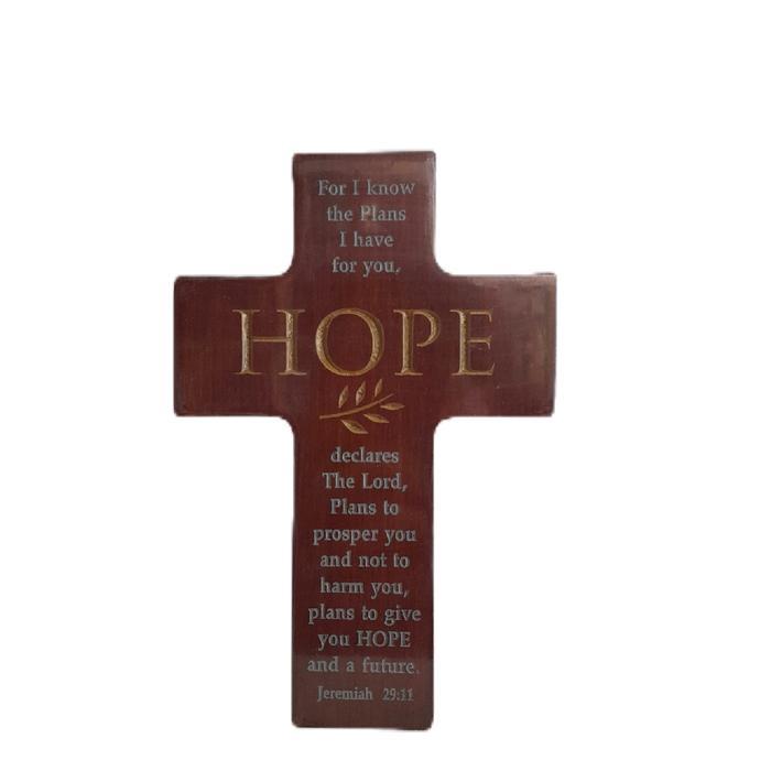 Salib Meja Kayu/ Salib Faith, Hope, Love