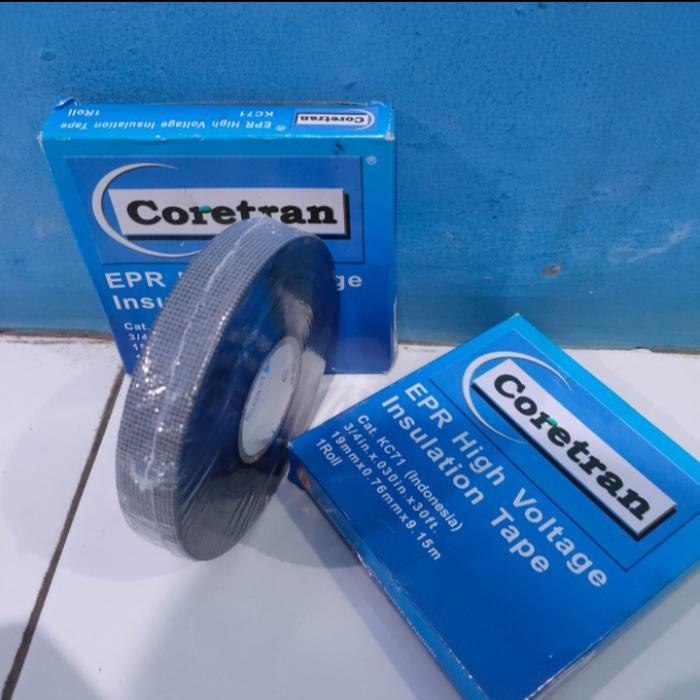 Isolasi Rubber Coretran Splicing Tape/Isolasi Splicing Tape Rubber Ori