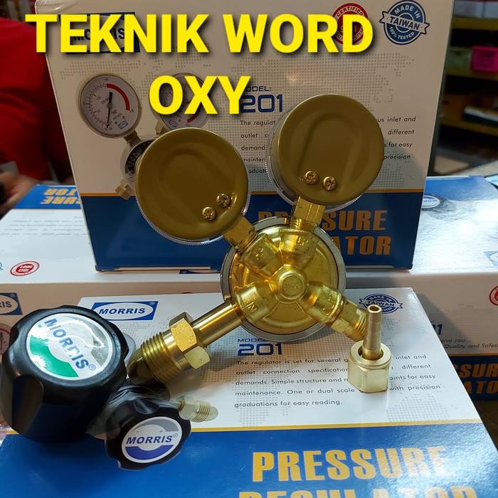REGULATOR MORRIS OXYGEN REGULATOR GAS OXYGEN MORRIS MORIS 201