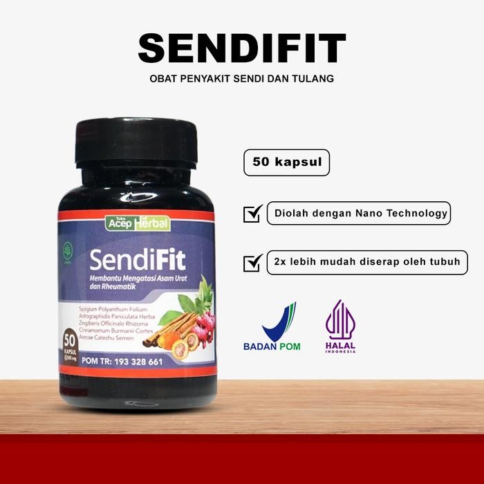 Obat Herbal SendiFit Sendi Rematik & Asam Urat Asli Original