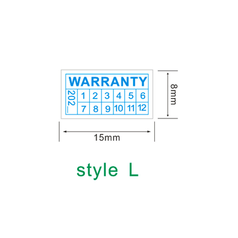 Factory Wholesale Warranty Seal Label Safety Protection Sticker Void If Seal Broken Damaged Shredded